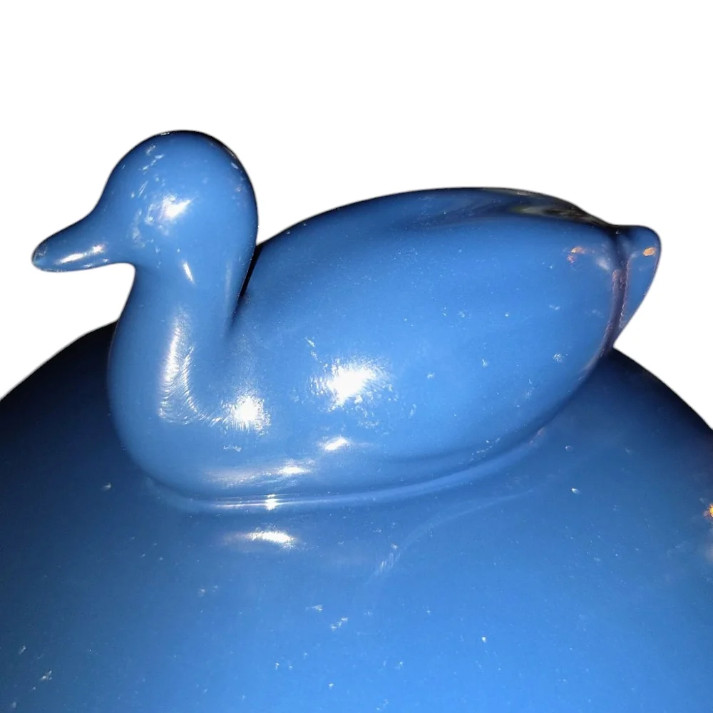 Martha Stewart Green and Blue Animal Lid Ramekins/Trinket Dishes - Picture 11 of 12